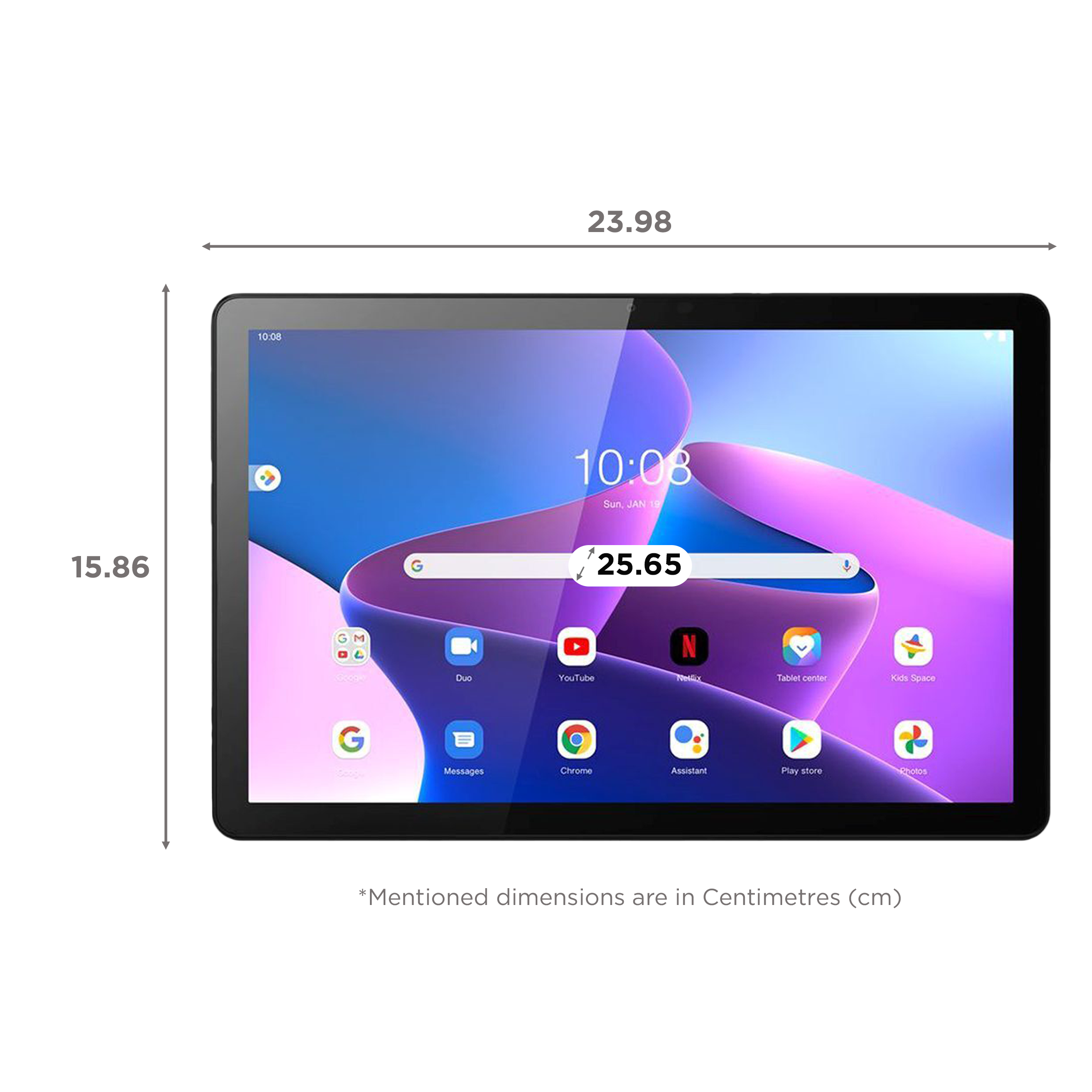 Buy Lenovo Tab M10 3rd Gen Wi Fi Android Tablet 101 Inch 4gb Ram 64gb Rom Storm Grey 7019